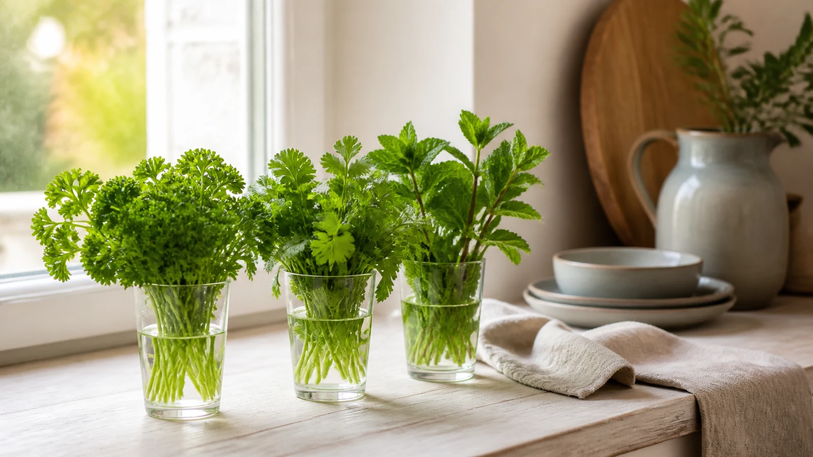 Conserver les herbes fraîches plus longtemps