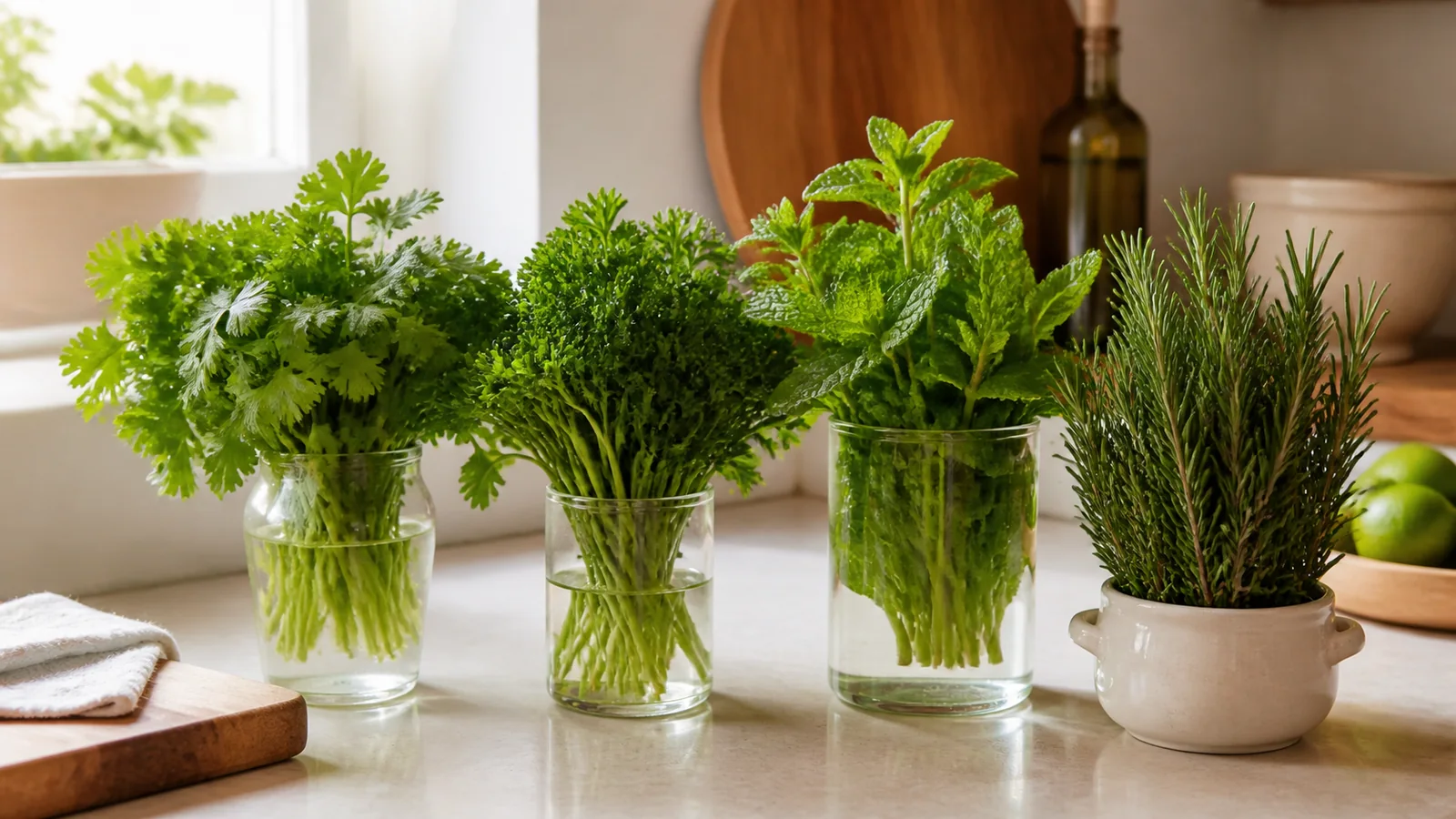 How to keep fresh herbs for longer