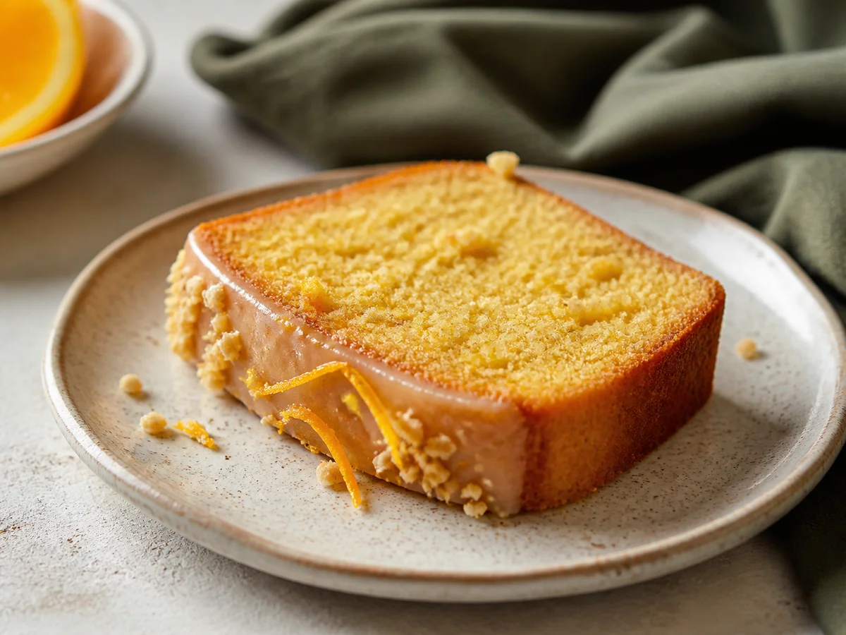 Bizcocho de naranja y aceite de oliva