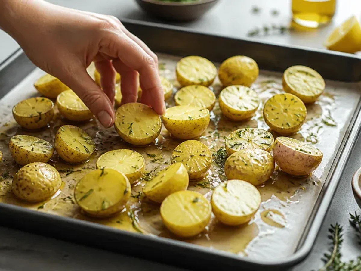 Start the potatoes
