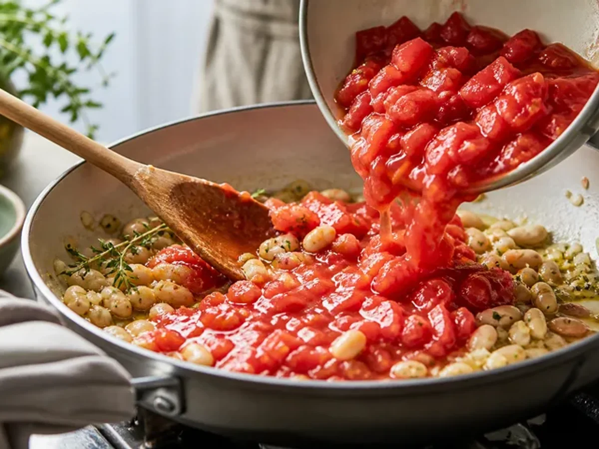 Build the tomato base