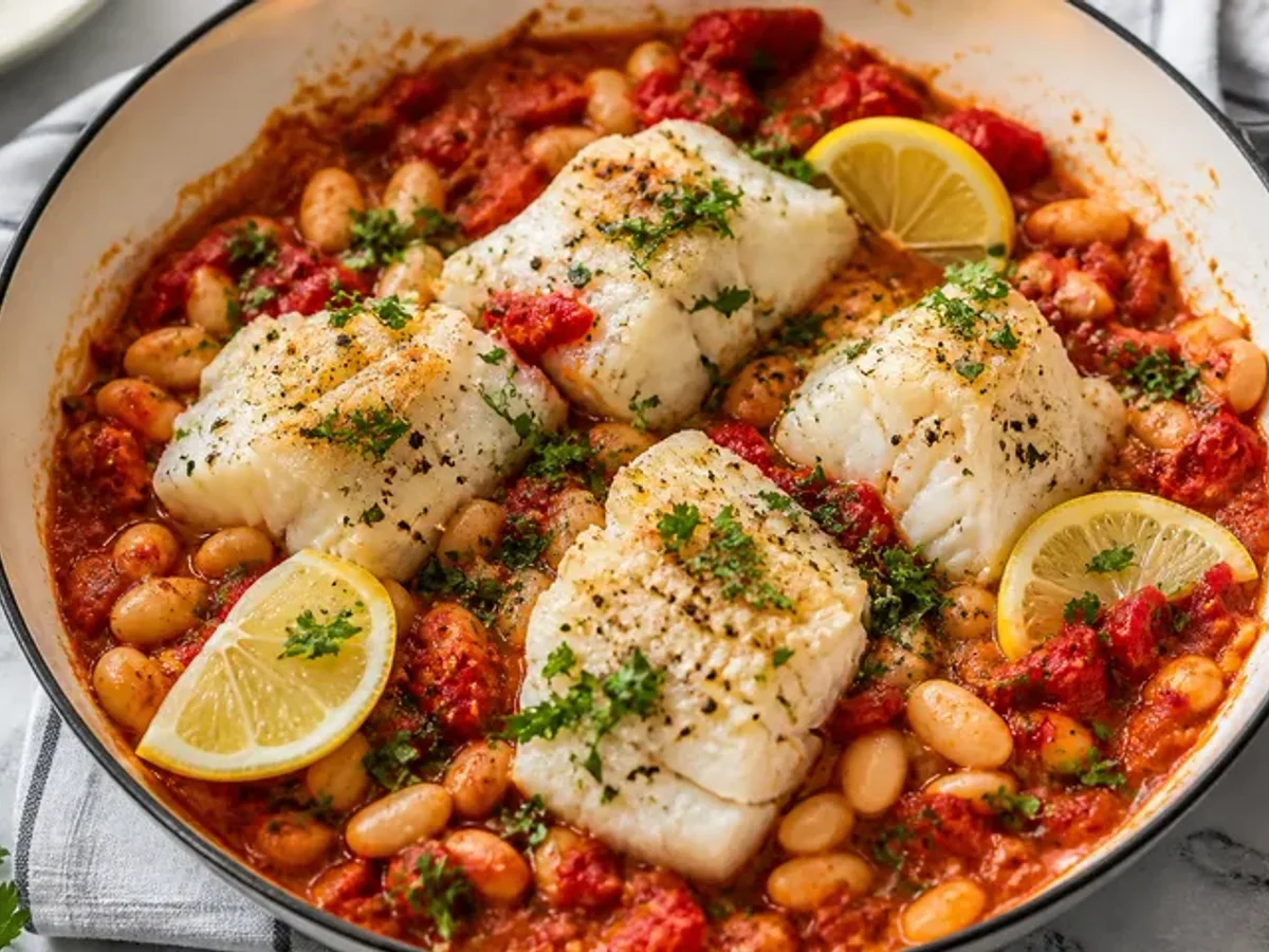 Finish with herbs and lemon