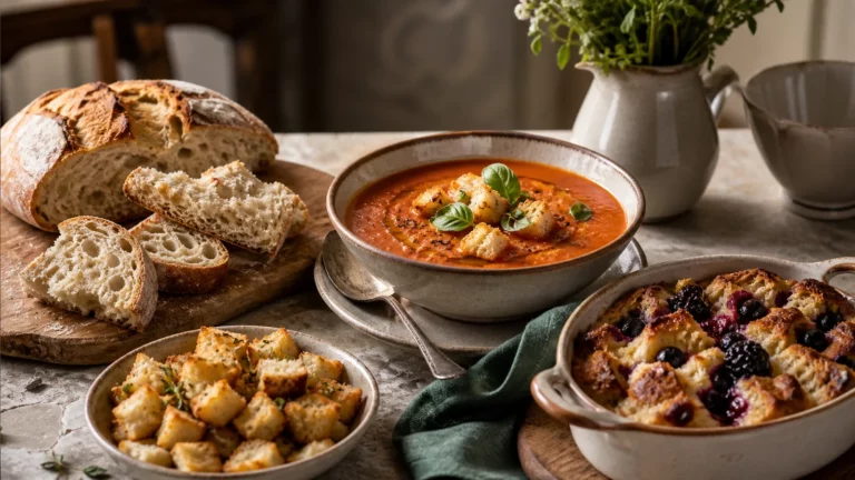 Stale Bread, Three Useful Ways to Cook It