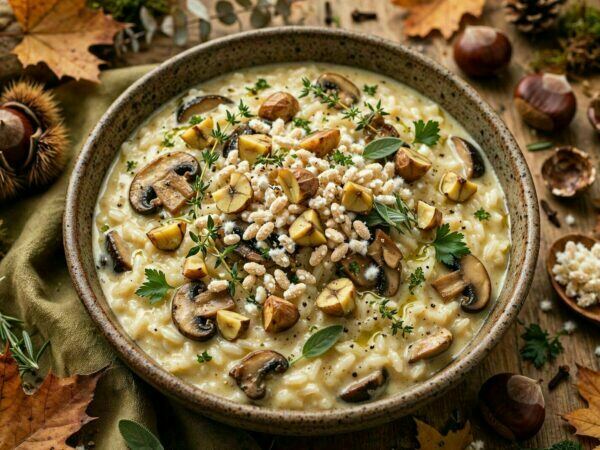 Arroz Malandrinho de Cogumelos, Koji e Castanha