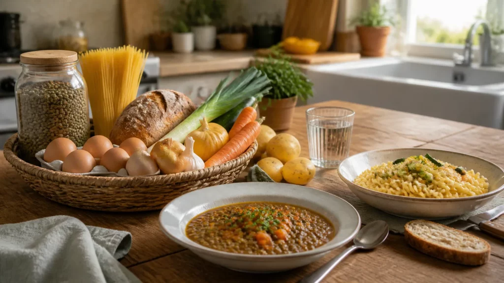 Menu étudiant petit budget : cinq repas sans monotonie