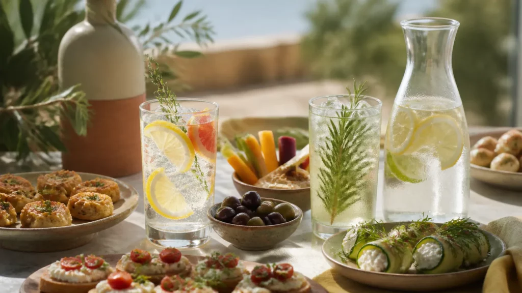 Apéritif sans alcool : accords méditerranéens faciles