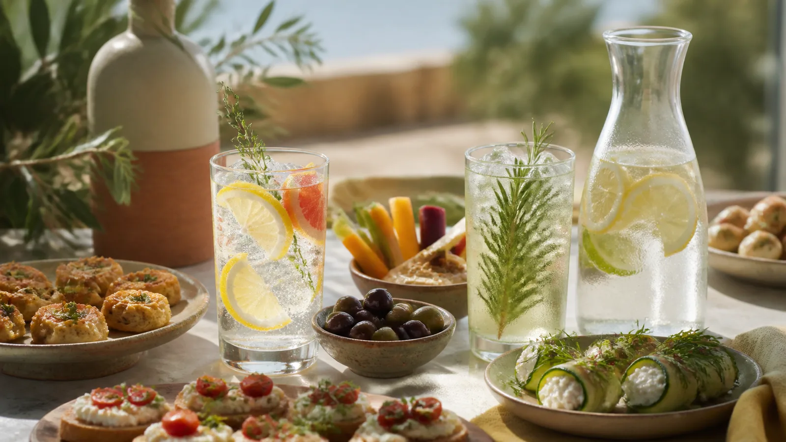 Apéritif sans alcool : accords méditerranéens faciles, hero