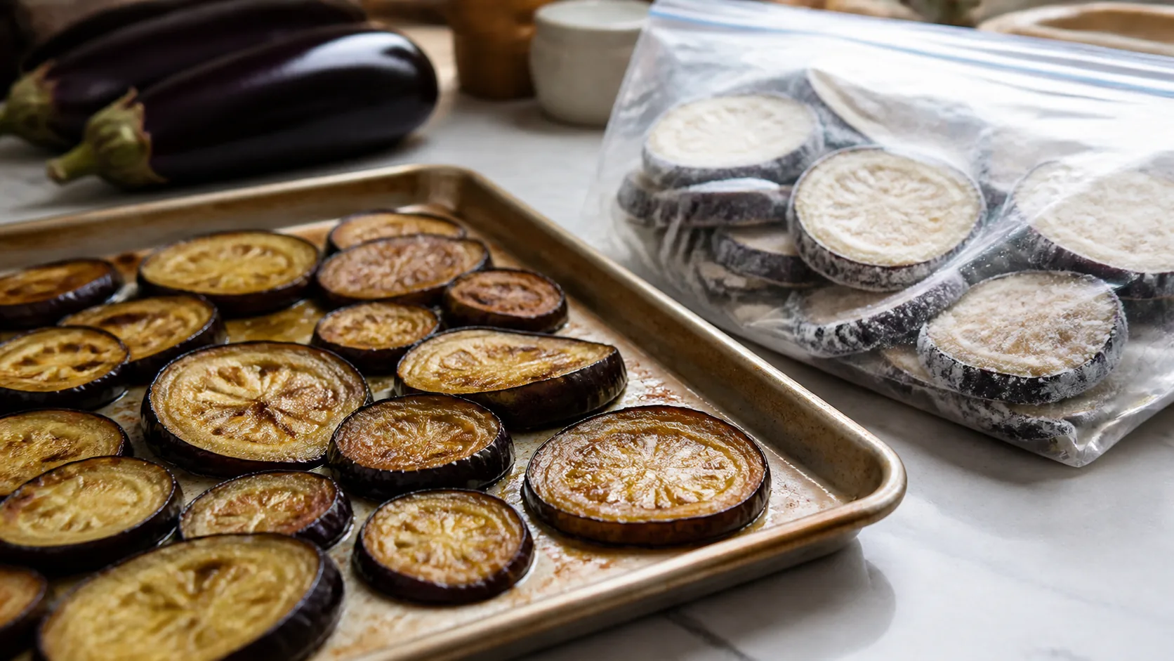 Comment congeler de l’aubergine : conservation et congélation