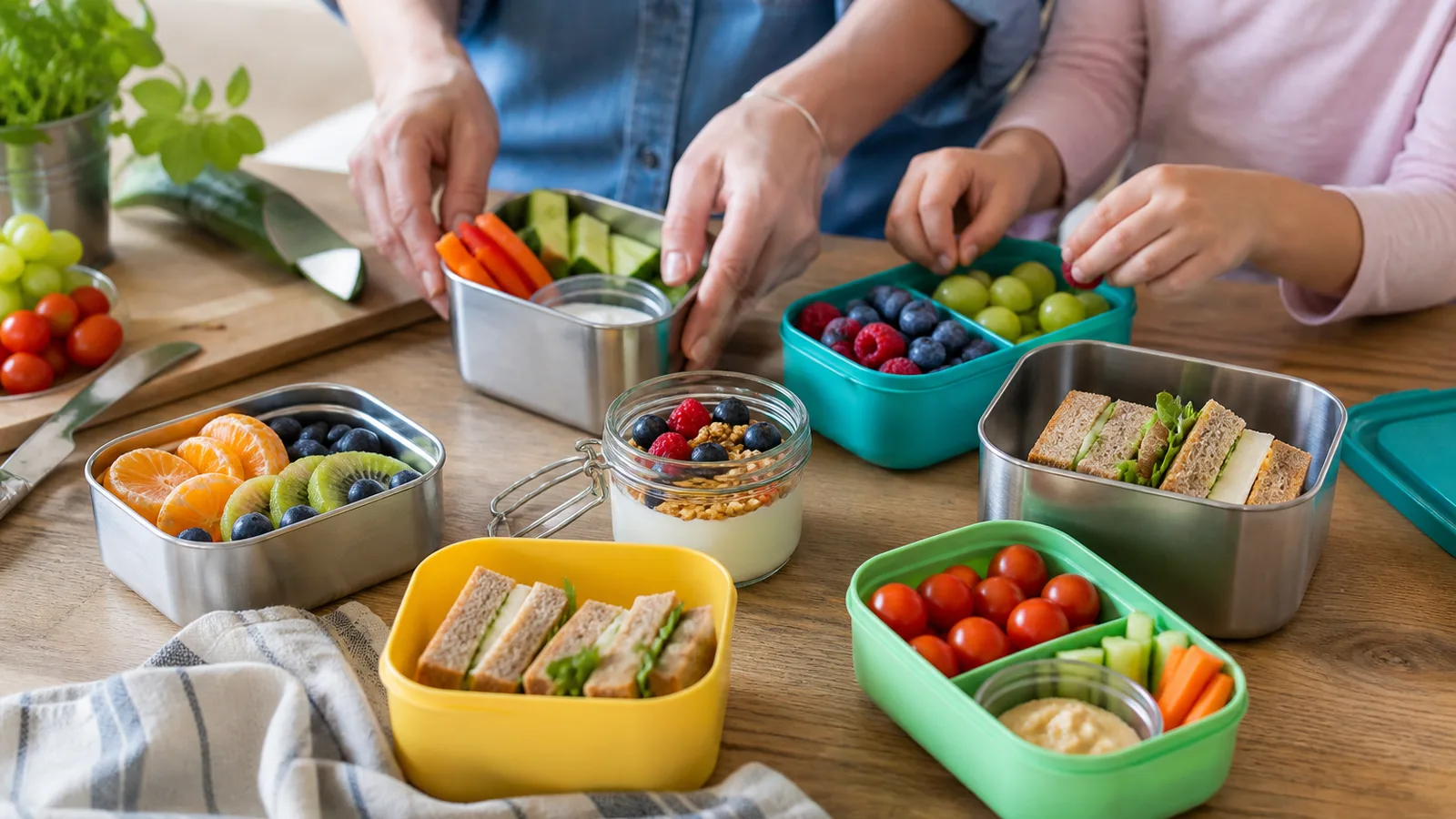 Meriendas escolares sencillas y con menos desperdicio, hero